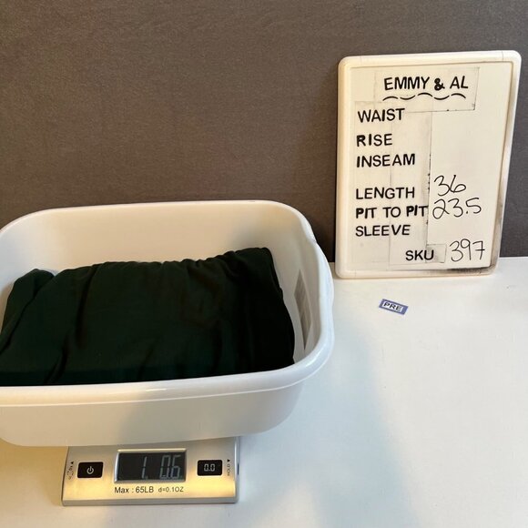 J Jill Wearever Button Front Tunic Top Dress Size XL Green Stretch Jersey Knit - Picture 10 of 11